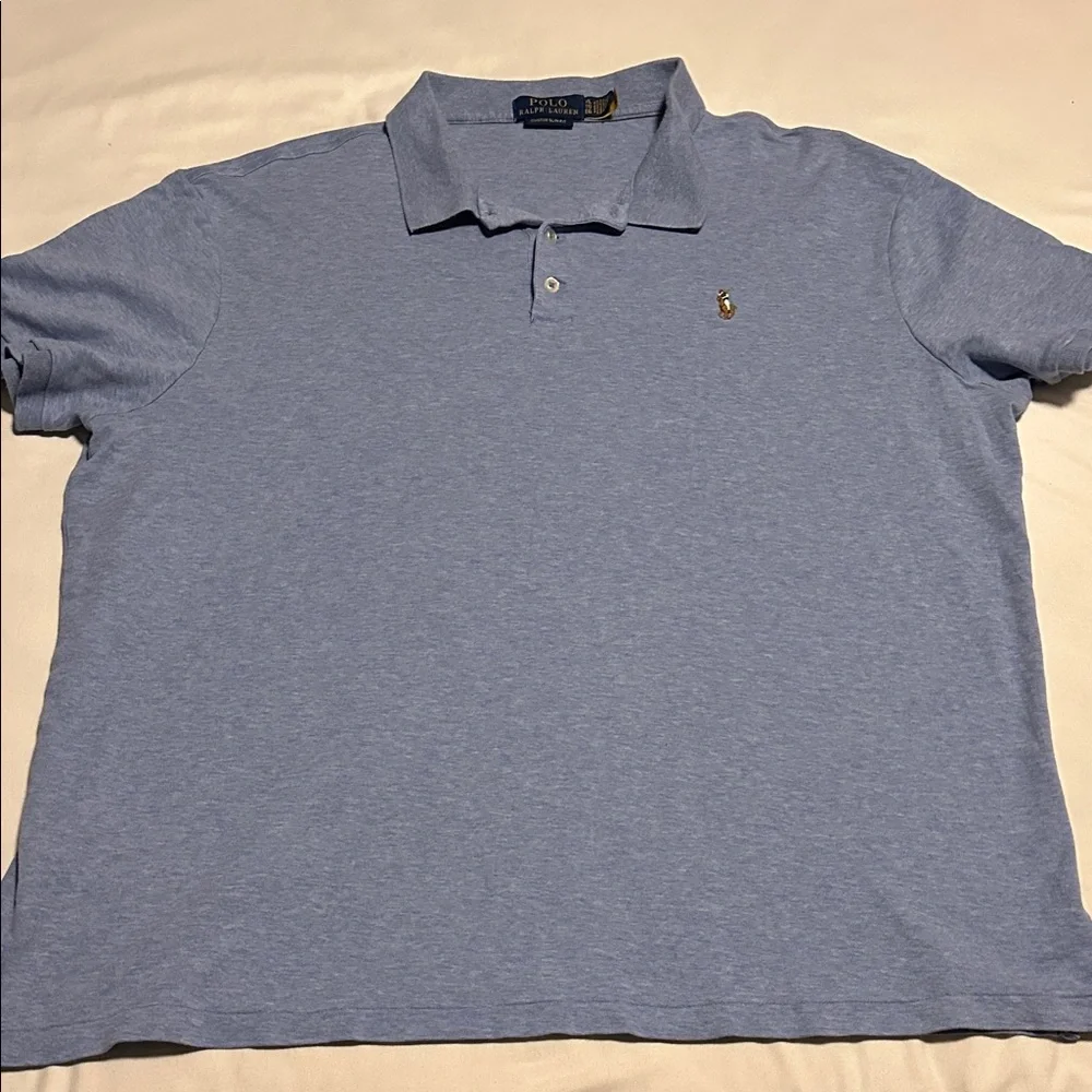 Ralph Lauren Men's Light Blue Polo Shirt